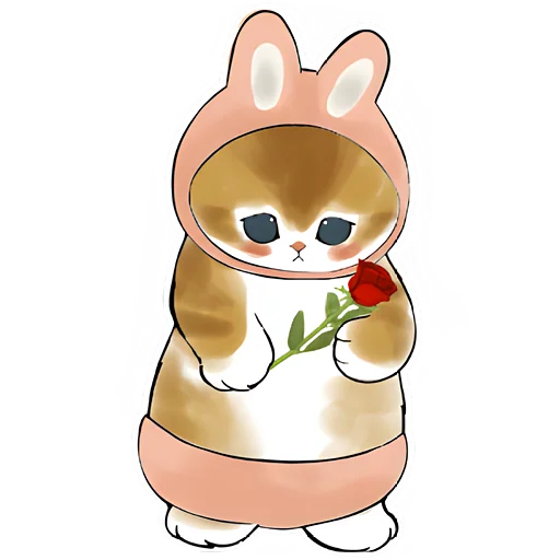 🥀 Стикер «Котята в костюмах» для Telegram