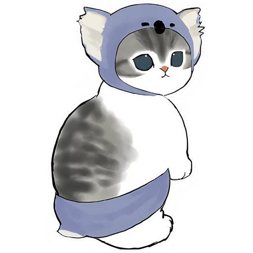 😌 Стикер «Котята в костюмах» для Telegram