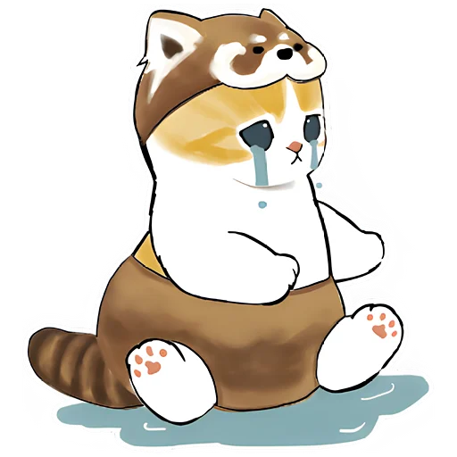 😭 Стикер «Котята в костюмах» для Telegram