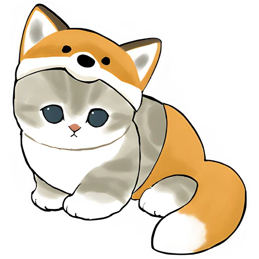 Стикерпак Котята в костюмах для Telegram
