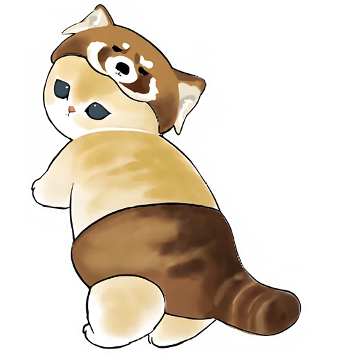 🦝 Стикер «Котята в костюмах» для Telegram