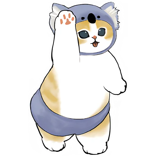 👋 Стикер «Котята в костюмах» для Telegram