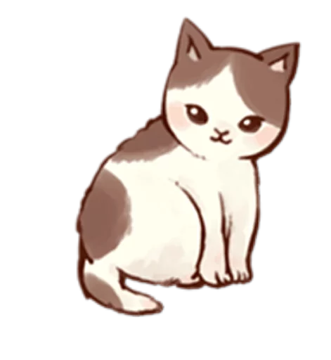 Стикерпак Kitten daily для Telegram