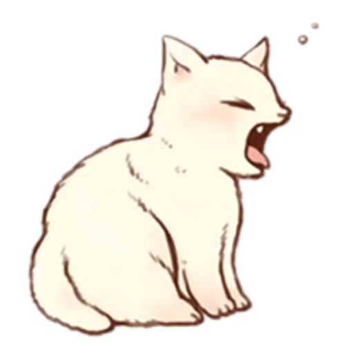 😪 Стикер «Kitten daily» для Telegram