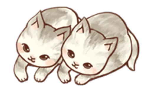 😺 Стикер «Kitten daily» для Telegram