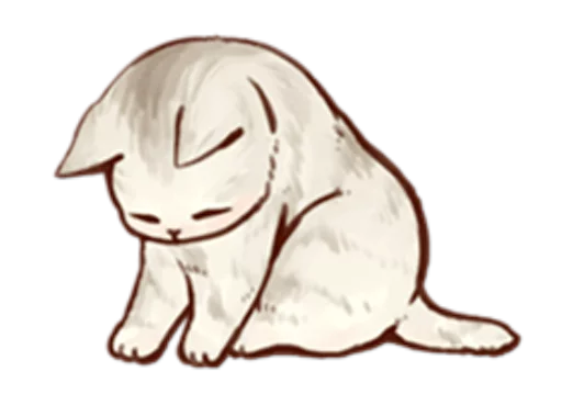 😞 Стикер «Kitten daily» для Telegram