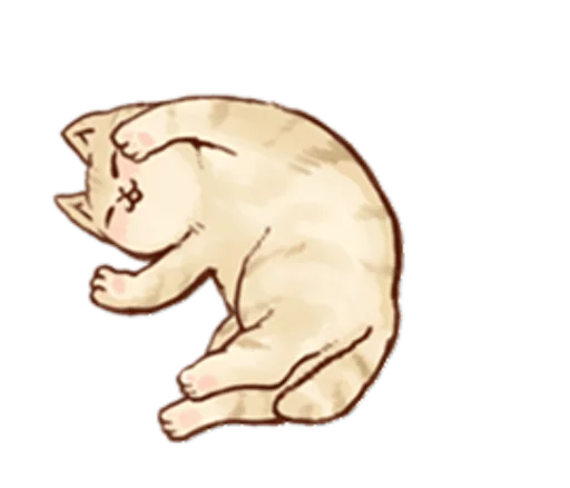 😴 Стикер «Kitten daily» для Telegram