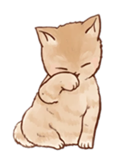 😁 Стикер «Kitten daily» для Telegram
