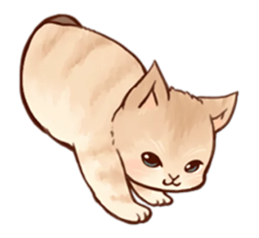 😺 Стикер «Kitten daily» для Telegram