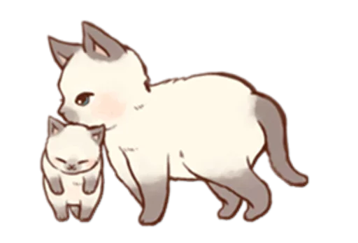 🐈 Стикер «Kitten daily» для Telegram