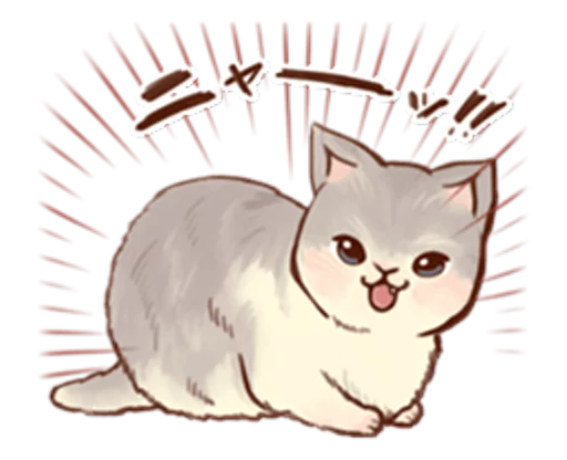 😺 Стикер «Kitten daily» для Telegram