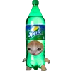 🥤 Эмодзи «Kitten Fruits Vegetables» для Telegram