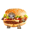 🍔 Эмодзи «Kitten Fruits Vegetables» для Telegram