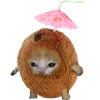 🥥 Эмодзи «Kitten Fruits Vegetables» для Telegram