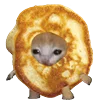🥞 Эмодзи «Kitten Fruits Vegetables» для Telegram