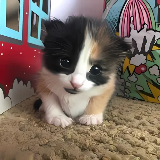 ⛸ Стикер «kitten kawaii» для Telegram