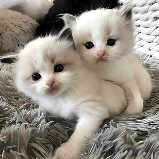 🦢 Стикер «kitten kawaii» для Telegram