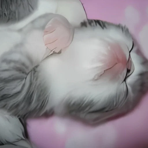 🥛 Стикер «kitten kawaii» для Telegram