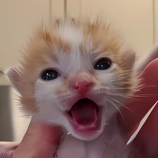🐰 Стикер «kitten kawaii» для Telegram
