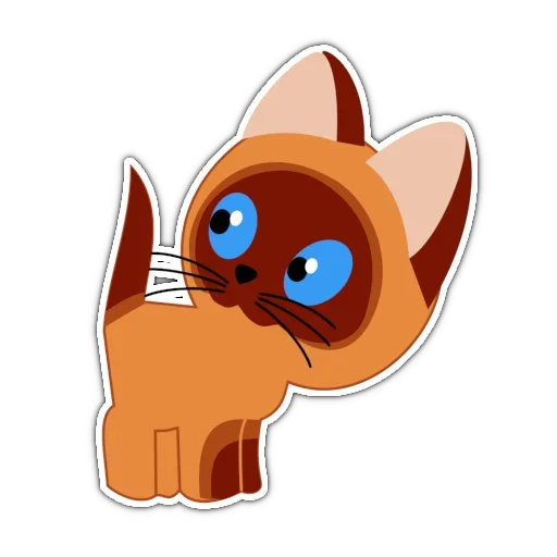 😩 Стикер «Котенок по имени Гав» для Telegram