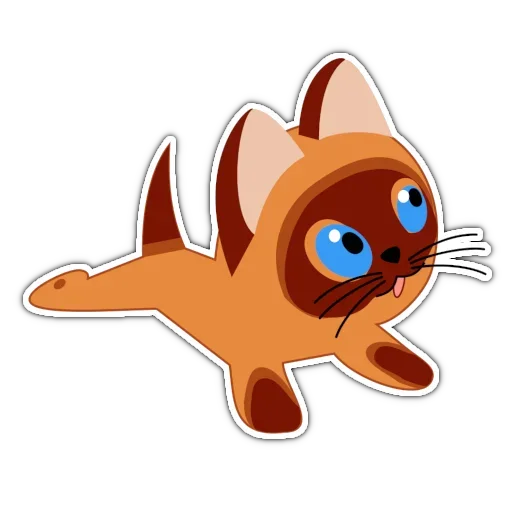 😩 Стикер «Котенок по имени Гав» для Telegram