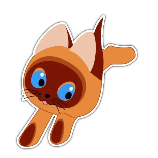 😳 Стикер «Котенок по имени Гав» для Telegram