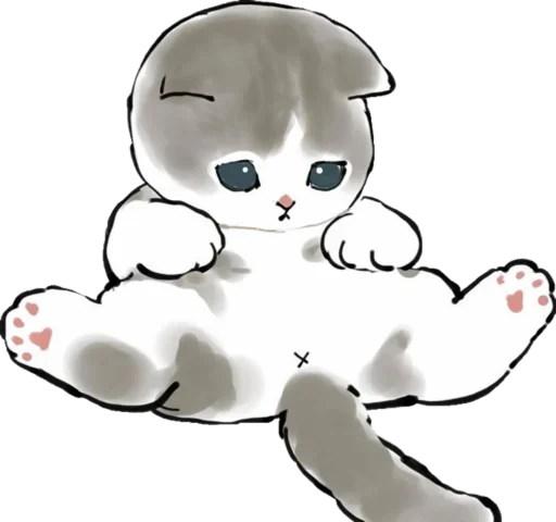 🍑 Стикер «Kittens mofu_sand» для Telegram