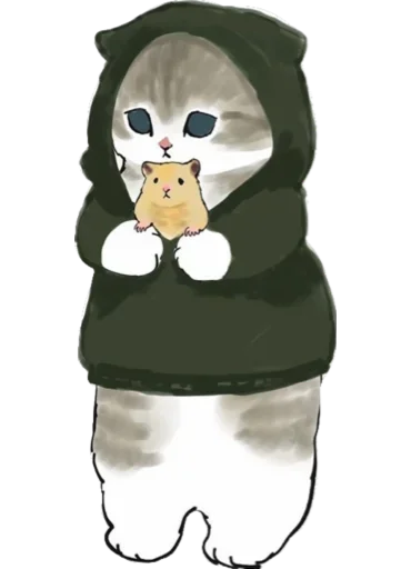 🐹 Стикер «Kittens mofu_sand» для Telegram
