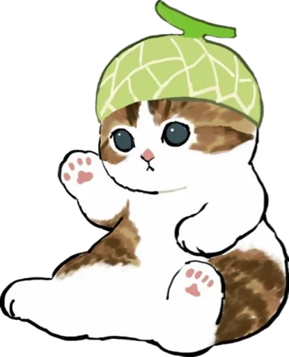 🍈 Стикер «Kittens mofu_sand» для Telegram