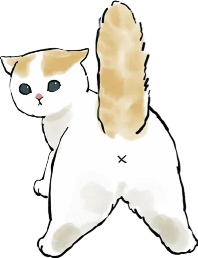 🍑 Стикер «Kittens mofu_sand» для Telegram