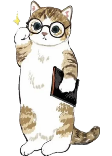 🤓 Стикер «Kittens mofu_sand» для Telegram