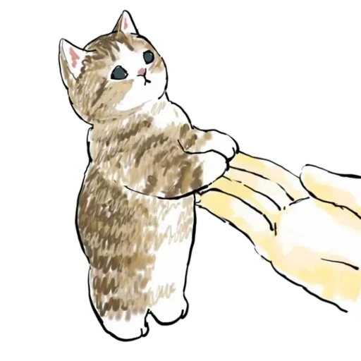 🤲 Стикер «Kittens mofu_sand» для Telegram