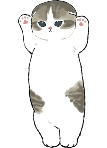 🐱 Стикер «Kittens mofu_sand» для Telegram