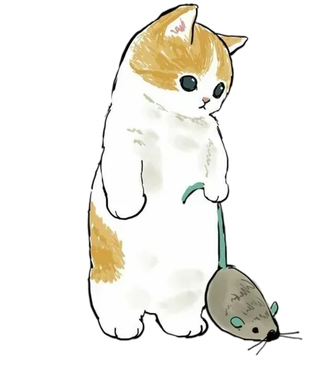 🐀 Стикер «Kittens mofu_sand» для Telegram