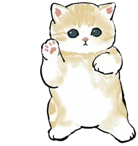 👋 Стикер «Kittens mofu_sand» для Telegram