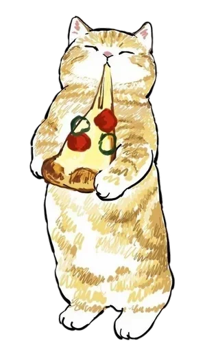 🍕 Стикер «Kittens mofu_sand» для Telegram