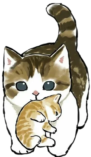 🐱 Стикер «Kittens mofu_sand» для Telegram