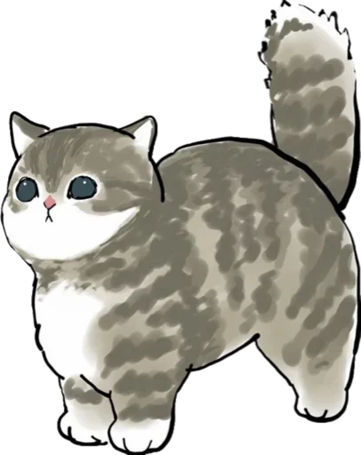 😯 Стикер «Kittens mofu_sand» для Telegram