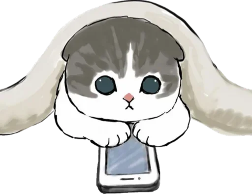📱 Стикер «Kittens mofu_sand» для Telegram
