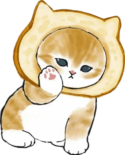 🍞 Стикер «Kittens mofu_sand» для Telegram