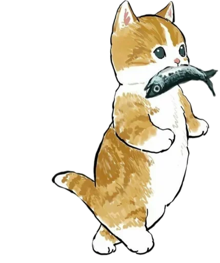 🐟 Стикер «Kittens mofu_sand» для Telegram