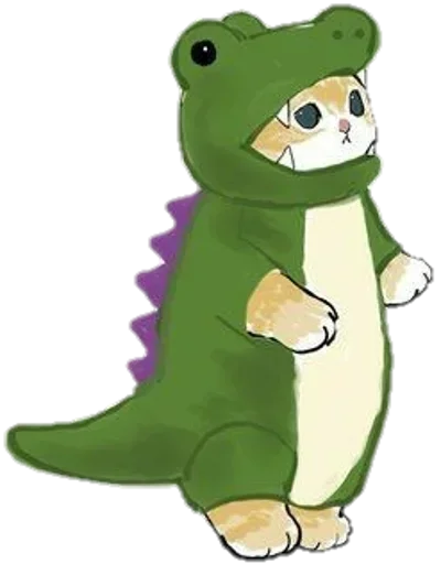 🦖 Стикер «Kittens mofu_sand» для Telegram