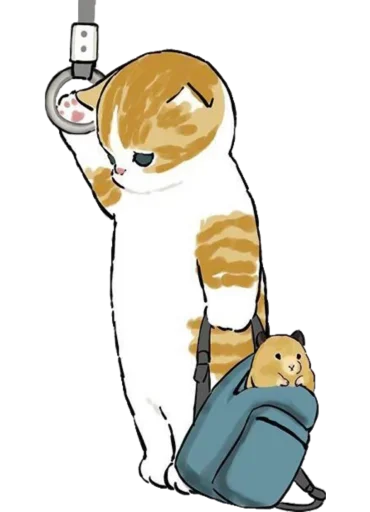 🚇 Стикер «Kittens mofu_sand» для Telegram