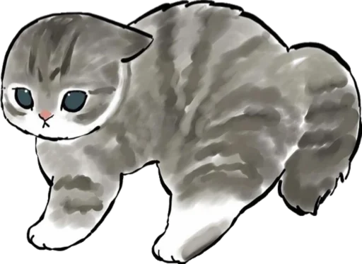 😾 Стикер «Kittens mofu_sand» для Telegram