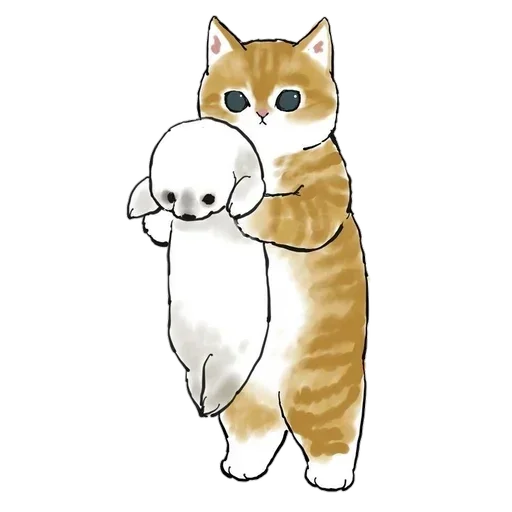 🦭 Стикер «Kittens mofu_sand» для Telegram