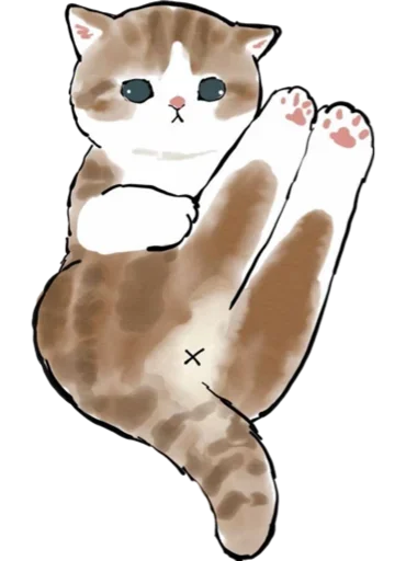 🍑 Стикер «Kittens mofu_sand» для Telegram