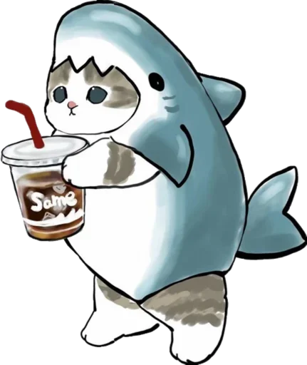 🥤 Стикер «Kittens mofu_sand» для Telegram