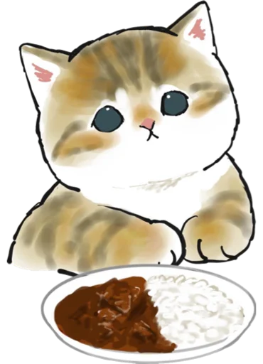 🍛 Стикер «Kittens mofu_sand 3» для Telegram