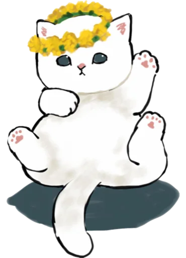 👋 Стикер «Kittens mofu_sand 3» для Telegram