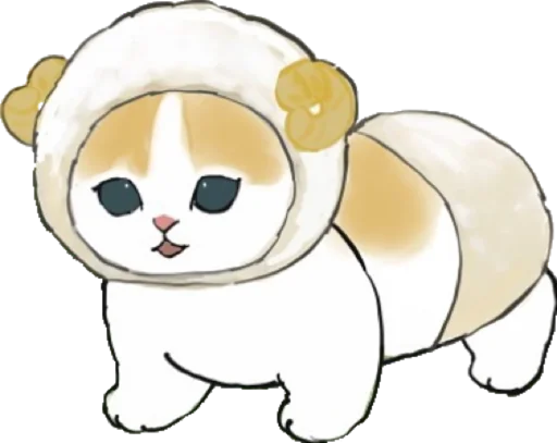 🐏 Стикер «Kittens mofu_sand 3» для Telegram